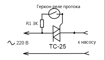 Реле протока обозначение на схеме